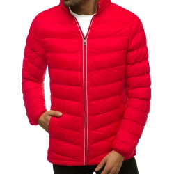 Pereinamojo laikotarpio raudona vyriška striukė Maril