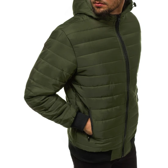 Vyriška pavasarinė - rudeninė striukė žalios spalvos Nosal JS/MY13