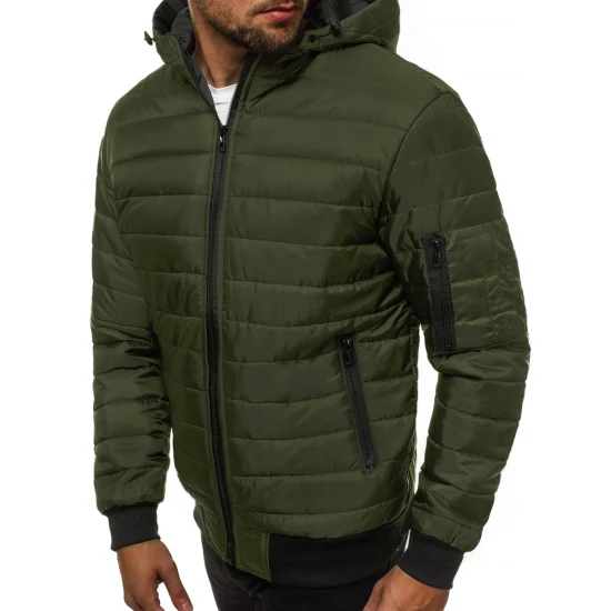 Vyriška pavasarinė - rudeninė striukė žalios spalvos Nosal JS/MY13