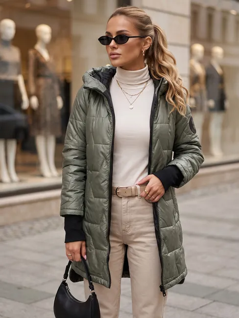 Moteriška žalia striukė Greta