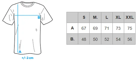 Size chart (cm)