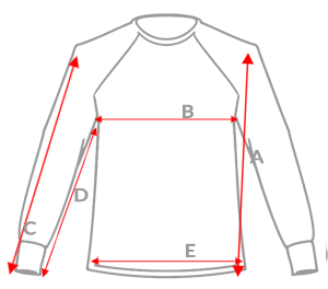 Size chart (cm)
