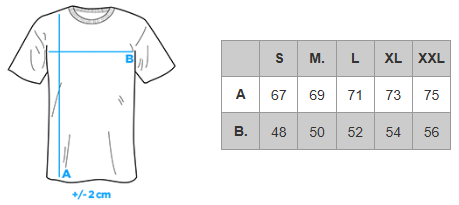 Size chart (cm)